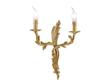 FOGLIA 3000/A2 - French Gold wall light by Possoni Illuminazione - view 2